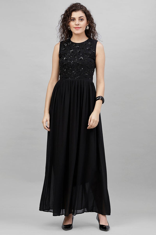 gipsy Gipsy Black Polyster Dress Black