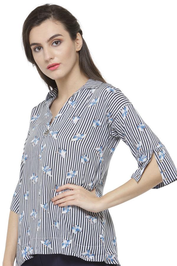 Gipsy Gipsy Blue Fashion Tunic Blue