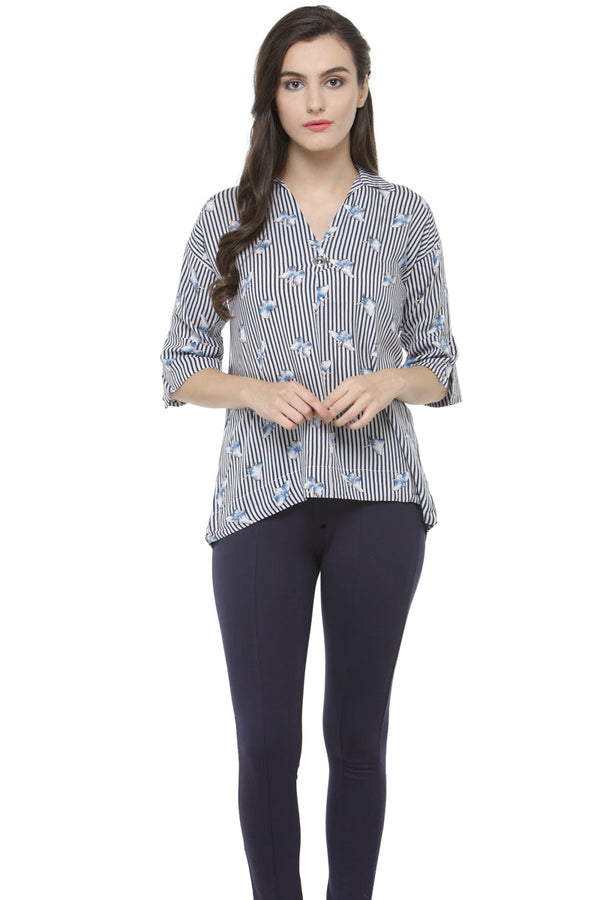 Gipsy Gipsy Blue Fashion Tunic Blue