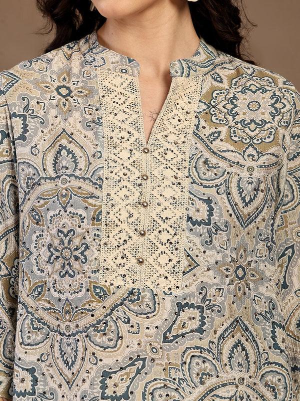 Gipsy Gipsy Blue Printed Tunic