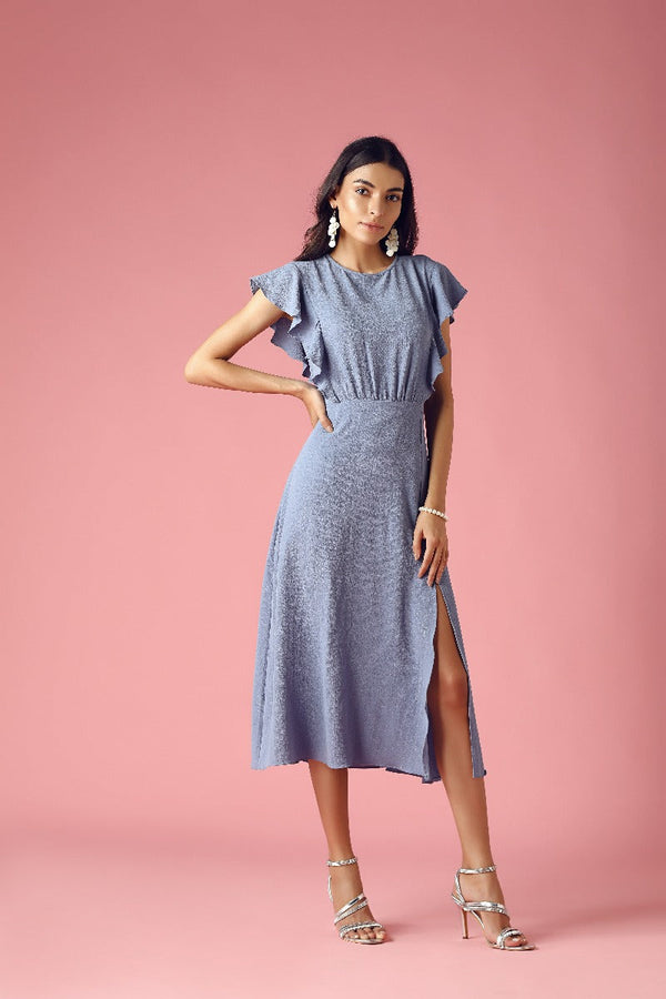 gipsy Gipsy Blue Synthetics Dress