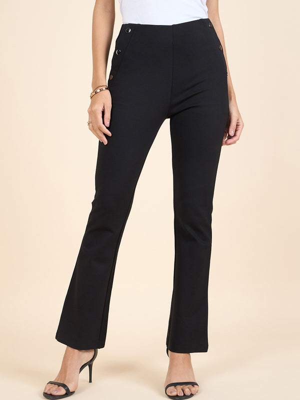 gipsy Gipsy Bottom Wear Ladies Pant Black
