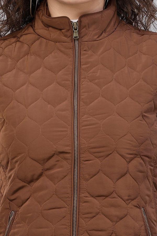 Gipsy Gipsy Coffee Brown Polyester Jacket Brown