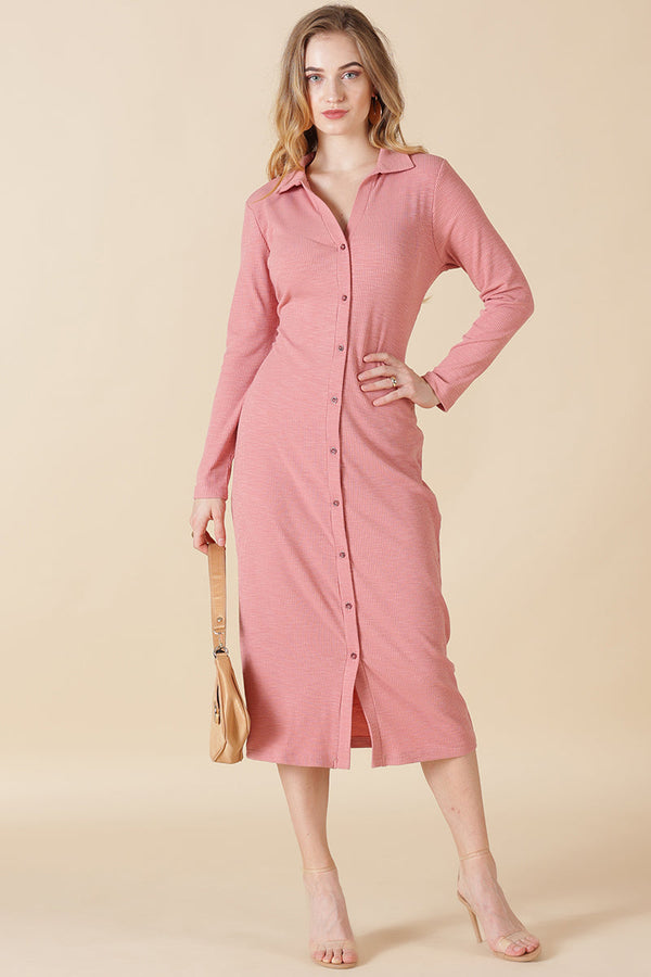 Gipsy Gipsy Dusky Pink Nr Knit Dress