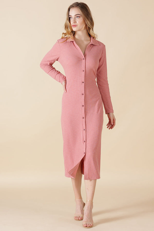 gipsy Gipsy Dusky Pink Nr Knit Dress