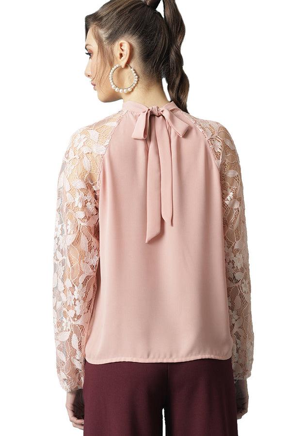 Gipsy Gipsy Dusky Pink Poleyster Blouse