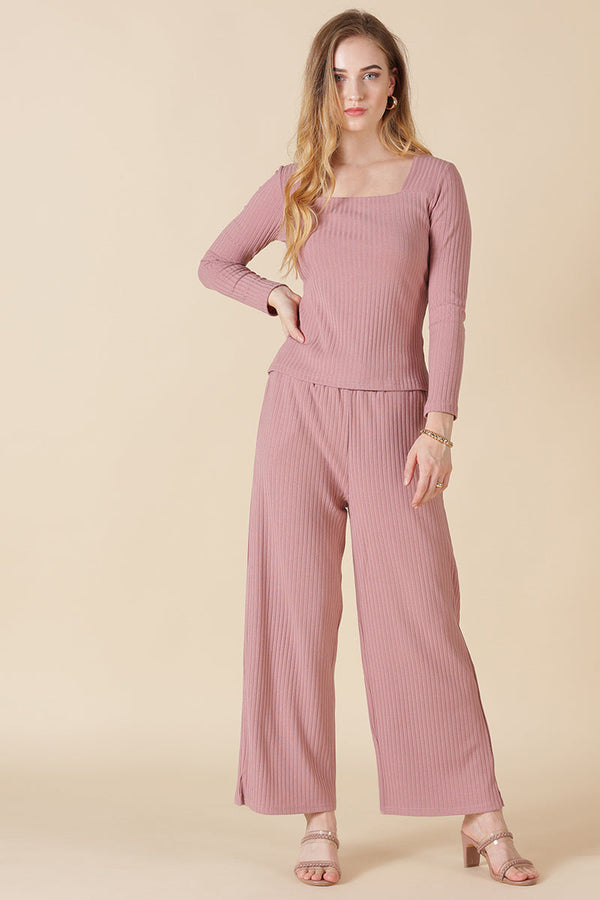 gipsy Gipsy Dusky Pink Poly Knit Blouse Dusky Pink