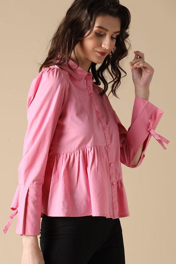 Gipsy Gipsy Fuschia Fashion Cotton Shirt Fuschia