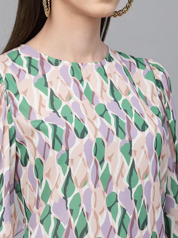 Gipsy Gipsy Green Georgette Co-Ord Top Green