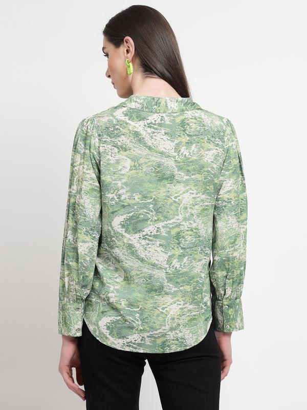 Gipsy Gipsy Green Rayon Tunic Green