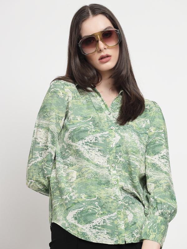 Gipsy Gipsy Green Rayon Tunic Green