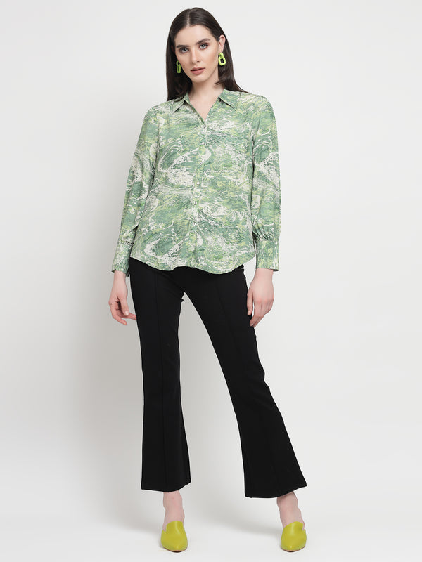 Gipsy Gipsy Green Rayon Tunic Green