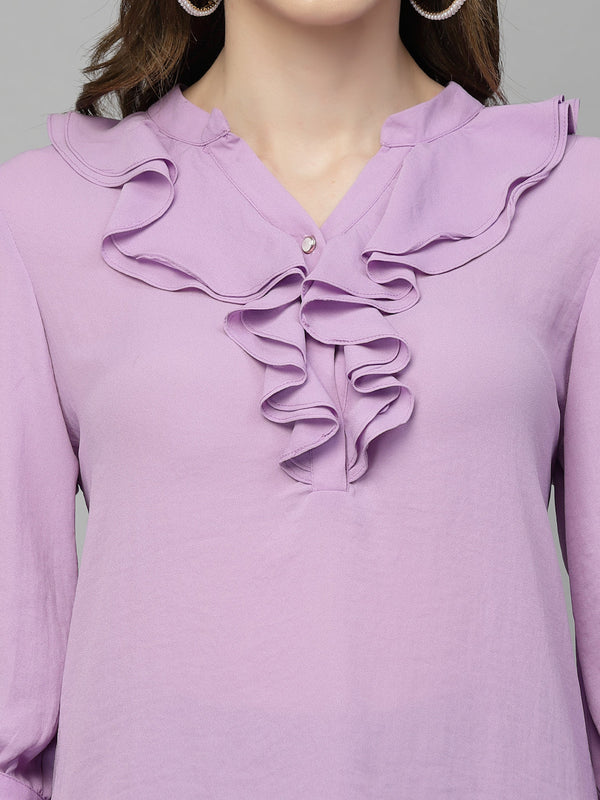 Gipsy Gipsy Lilac Georgette Tunic Lilac