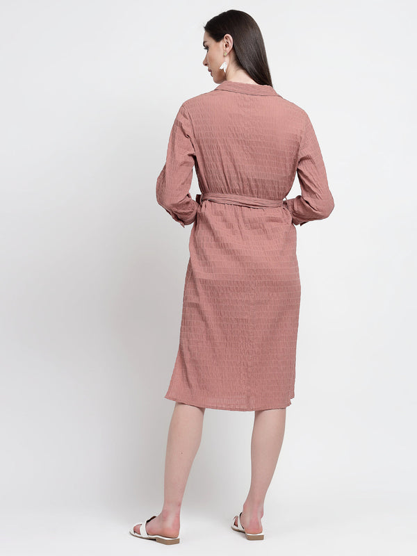 Gipsy Gipsy Mocca Cotton Dress Mocca