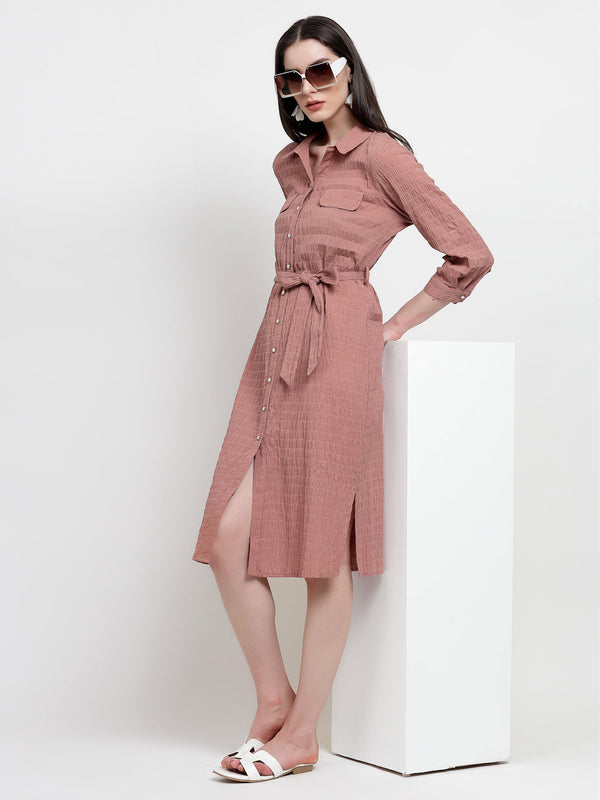 Gipsy Gipsy Mocca Cotton Dress Mocca