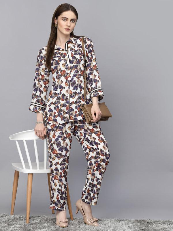 Gipsy Gipsy Multi Georgette Co-Ord Top Multi