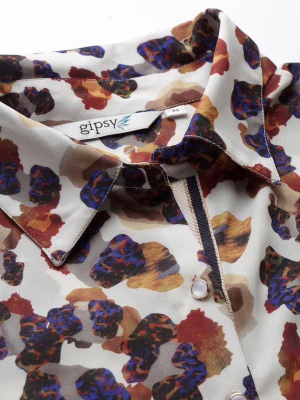 Gipsy Gipsy Multi Georgette Co-Ord Top Multi