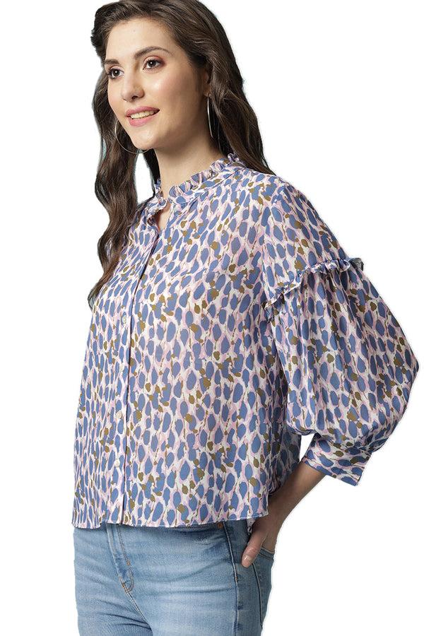 Gipsy Gipsy Multi Poleyster Blouse