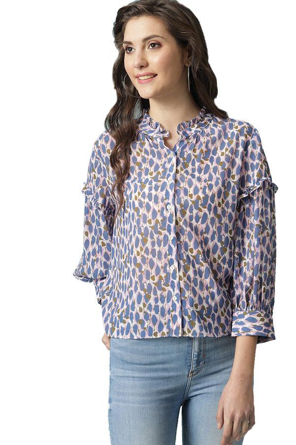 gipsy Gipsy Multi Poleyster Blouse