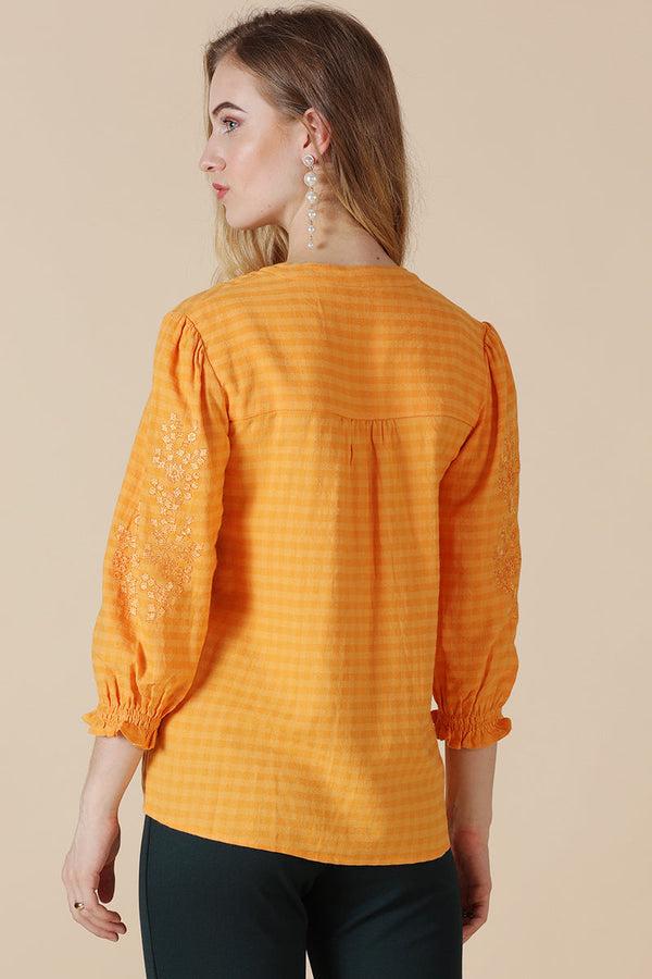 Gipsy Gipsy Mustard Cotton Tunic Mustard