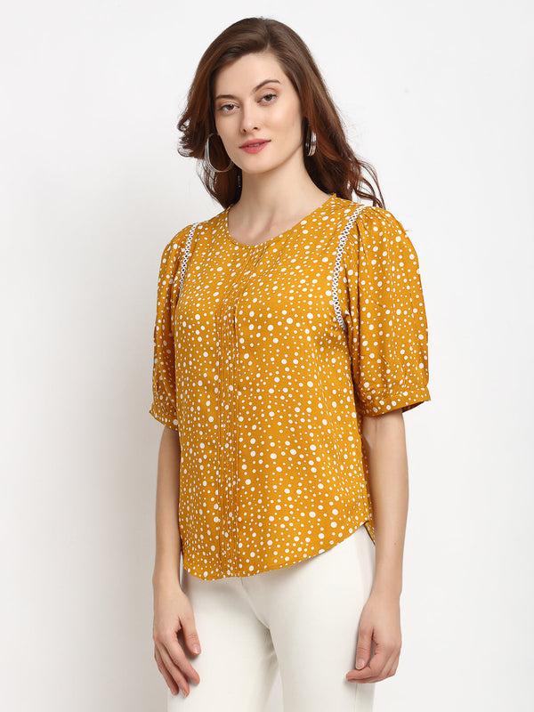 Gipsy Gipsy Mustard Rayon Tunic