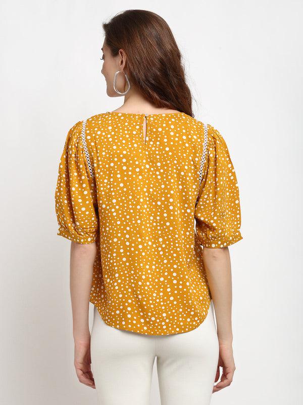 Gipsy Gipsy Mustard Rayon Tunic
