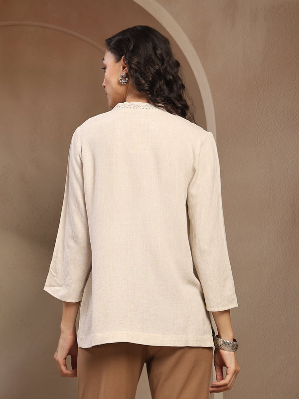 Gipsy Gipsy Natural Solid Linen Tunic Natural