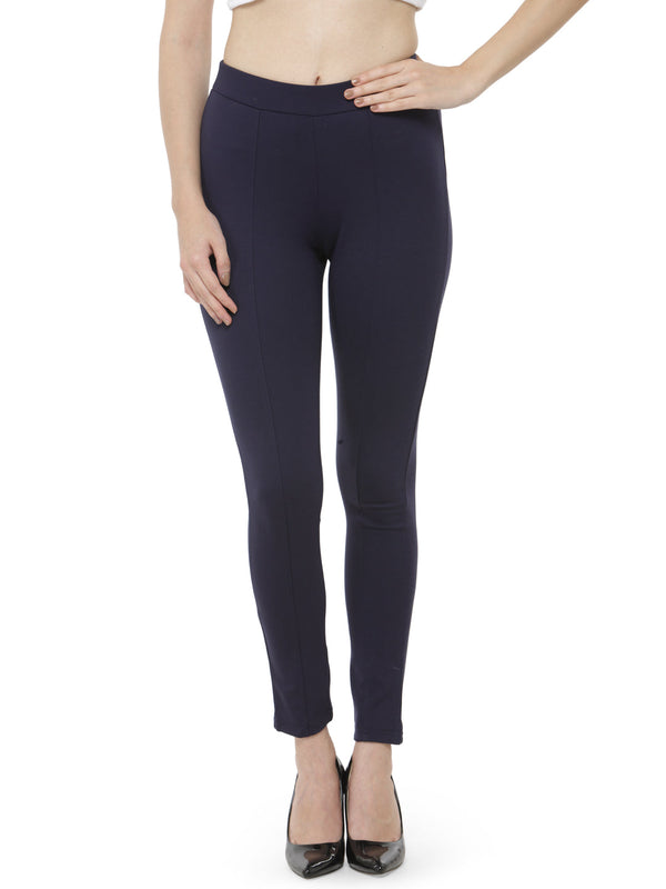 Gipsy Gipsy Navy Casual Rayon Jegging Navy