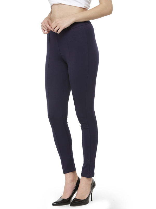 Gipsy Gipsy Navy Casual Rayon Jegging Navy