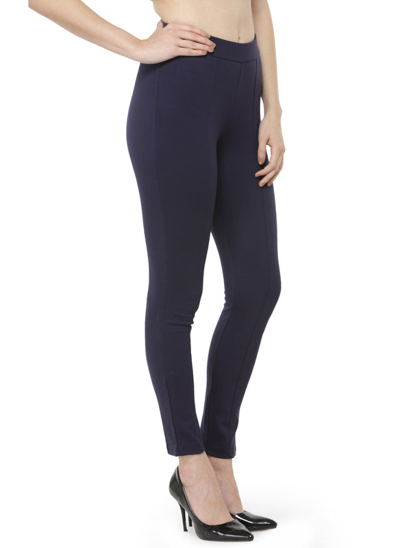 Gipsy Gipsy Navy Casual Rayon Jegging Navy