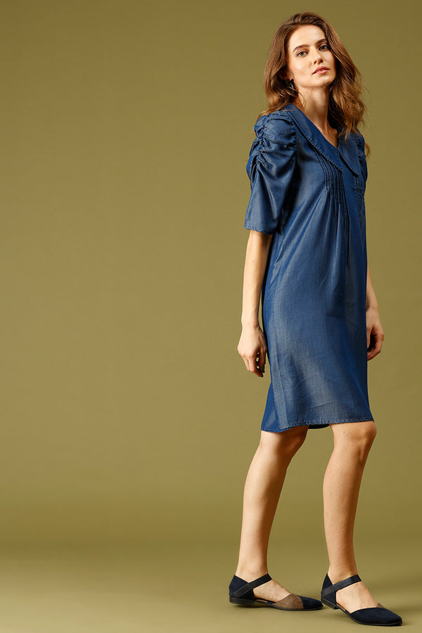 Gipsy Gipsy Navy Fashion Denim Dresses Navy