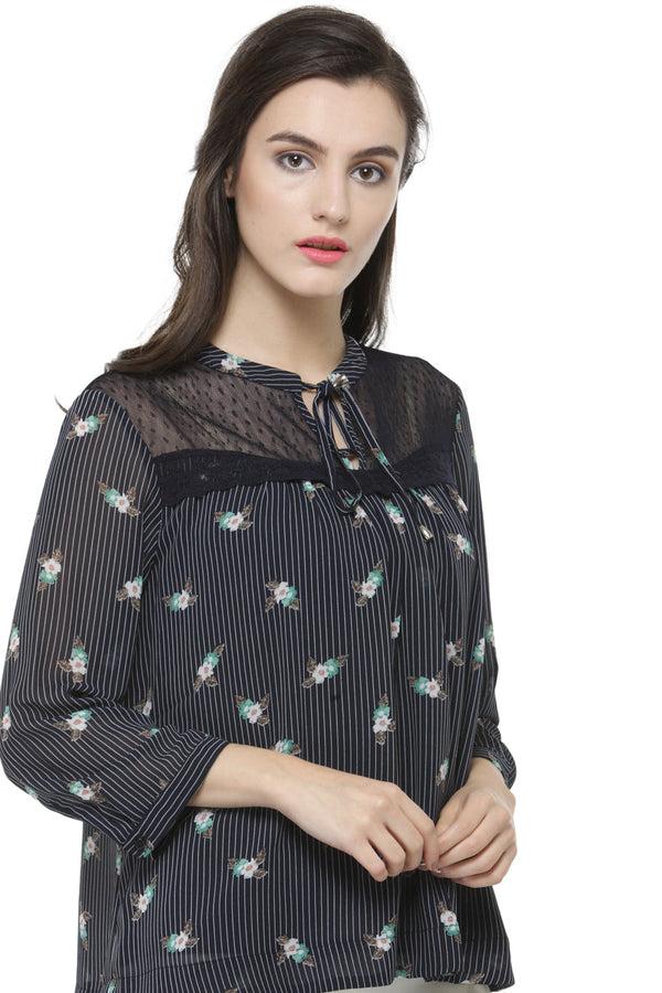 Gipsy Gipsy Navy Fashion Tunic Navy