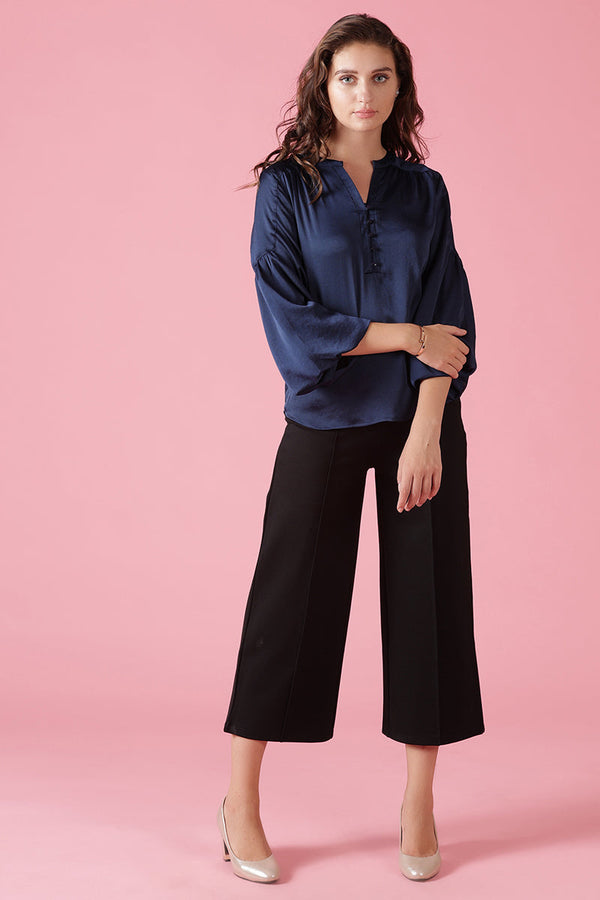 Gipsy Gipsy Navy Georgette Tunic Navy