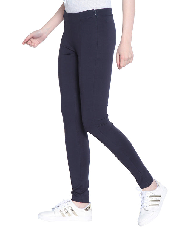 Gipsy Gipsy Navy Nr Knit Jeggiings