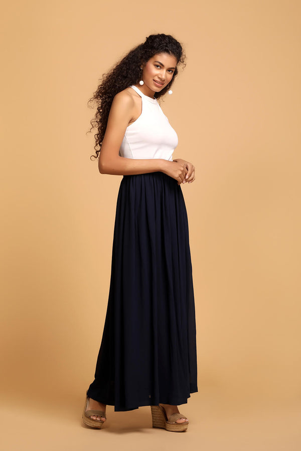 Gipsy Gipsy Navy Poleyster Skirt