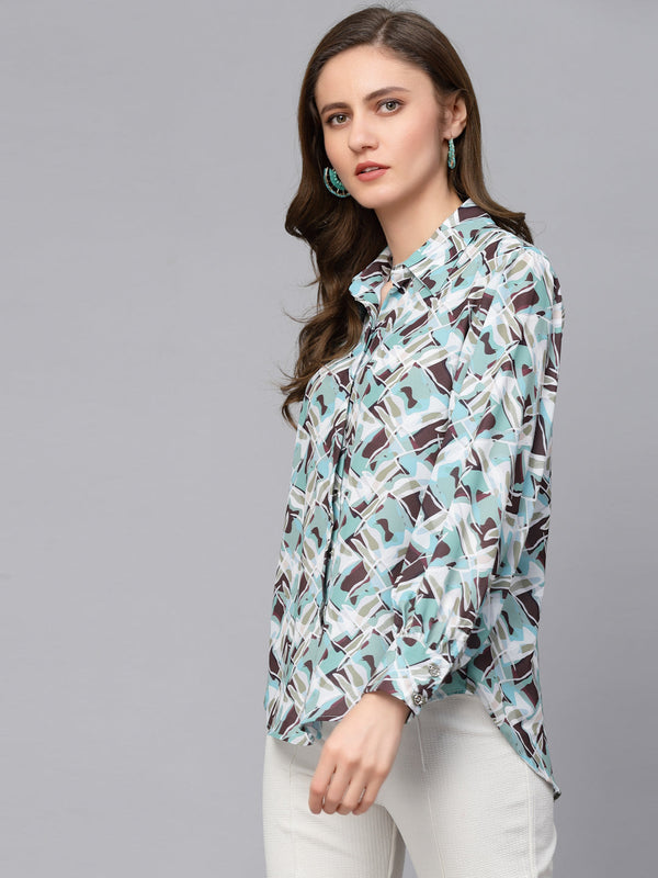 Gipsy Gipsy Olive Synthetics Shirt Olive