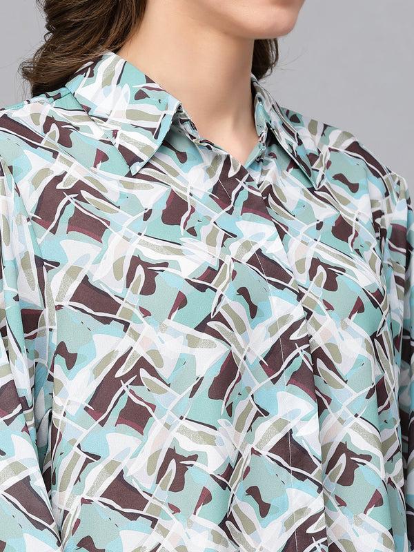 Gipsy Gipsy Olive Synthetics Shirt Olive