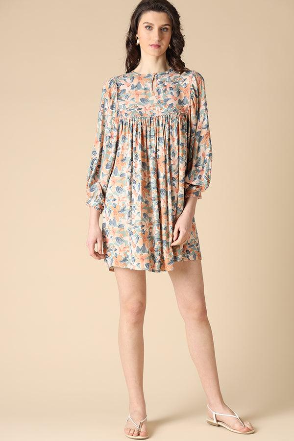 gipsy Gipsy Peach Fashion Rayon Dress Peach