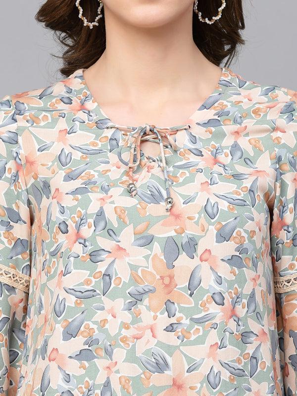 Gipsy Gipsy Peach Rayon Tunic Peach