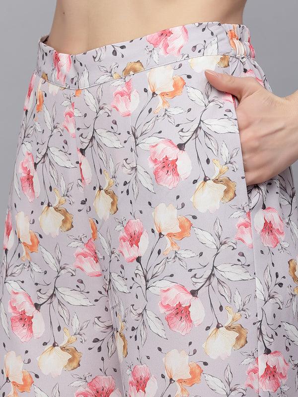 Gipsy Gipsy Pink Georgette Co-Ord Pant Pink