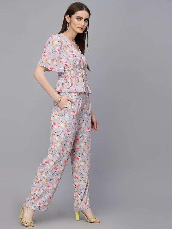 Gipsy Gipsy Pink Georgette Co-Ord Top Pink