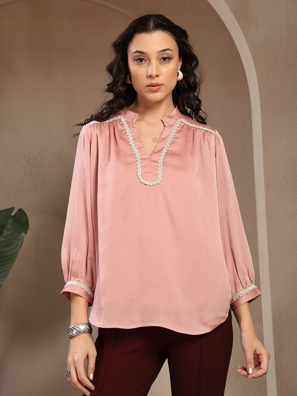 gipsy Gipsy Pink Plain Tunic