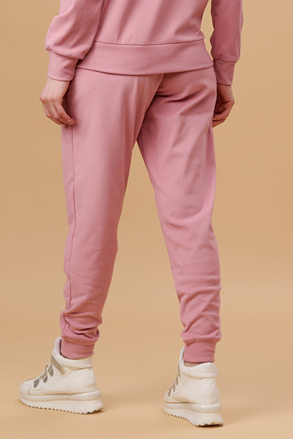 Gipsy Gipsy Pink Poly Knit Co-Ord Pant Pink