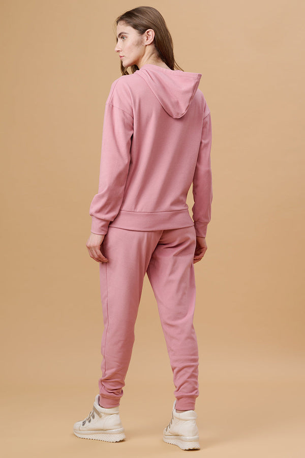 Gipsy Gipsy Pink Poly Knit Co-Ord Top Pink