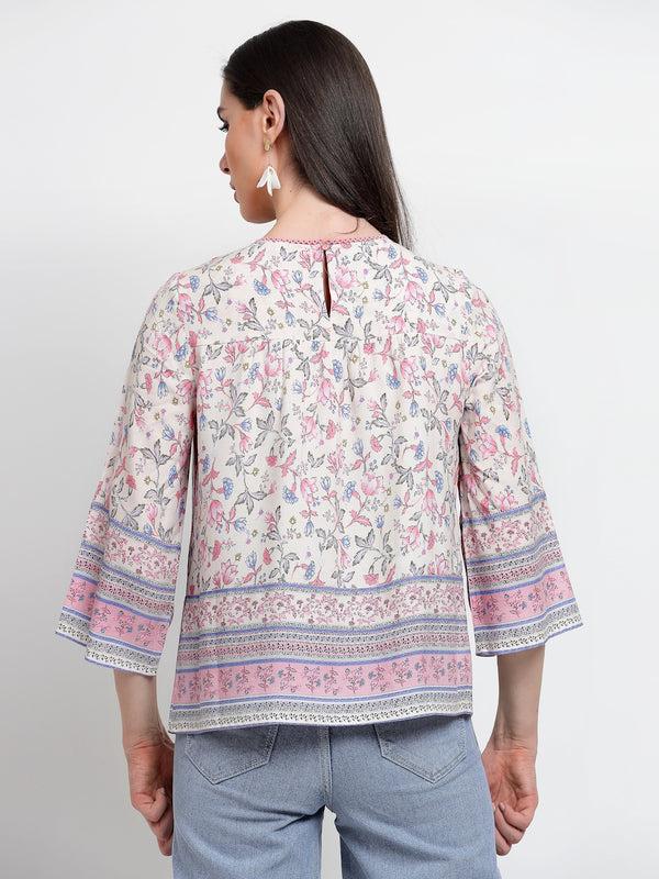 Gipsy Gipsy Purple Rayon Tunic Purple