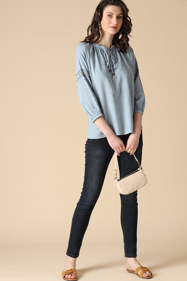 Gipsy Gipsy Sage Fashion Cotton Tunic Sage