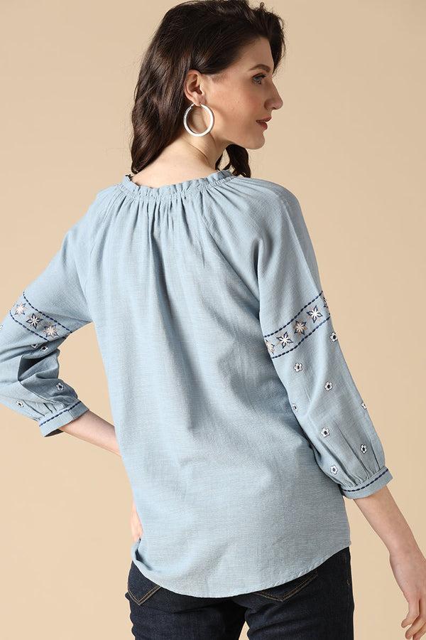 Gipsy Gipsy Sage Fashion Cotton Tunic Sage