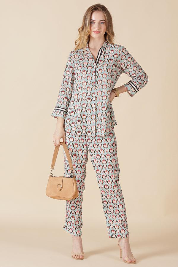 Gipsy Gipsy Sage Georgette Co-Ord Pant Sage