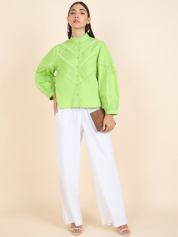 Gipsy Gipsy Stylish Women Shirts Collection Green