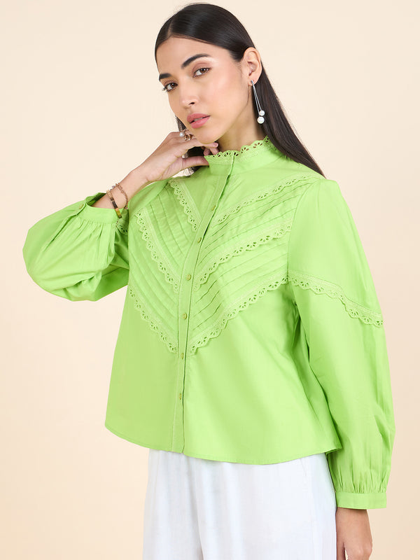 Gipsy Gipsy Stylish Women Shirts Collection Green
